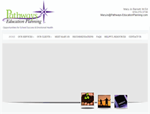 Tablet Screenshot of pathways-educationplanning.com